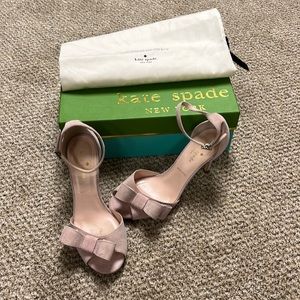 Kate Spade New York Pink Suede Heels